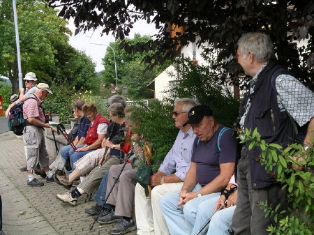 Pausen sind wichtig beim wandern