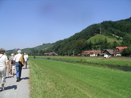 Nach Gengenbach zurück entlang am Kinzig-Kanal