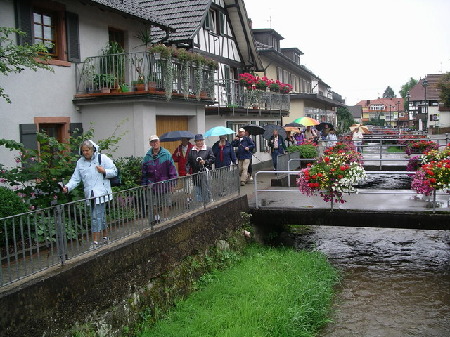 Start in Durbach hinauf zur Burg Staufenberg bei Regen