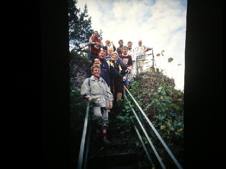 306  Auf der Treppe zum "Bärenfelsen" über Gössweinstein