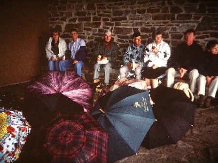 408  Bei Regen in der "Cloef-Hütte"