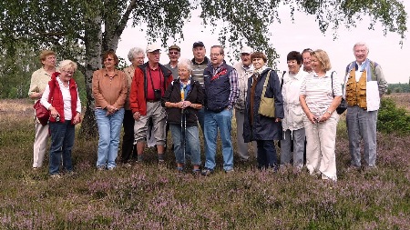 Am Ziel: In der Heide