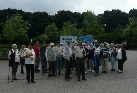 Aufbruch zur Wanderung um die Nordsee